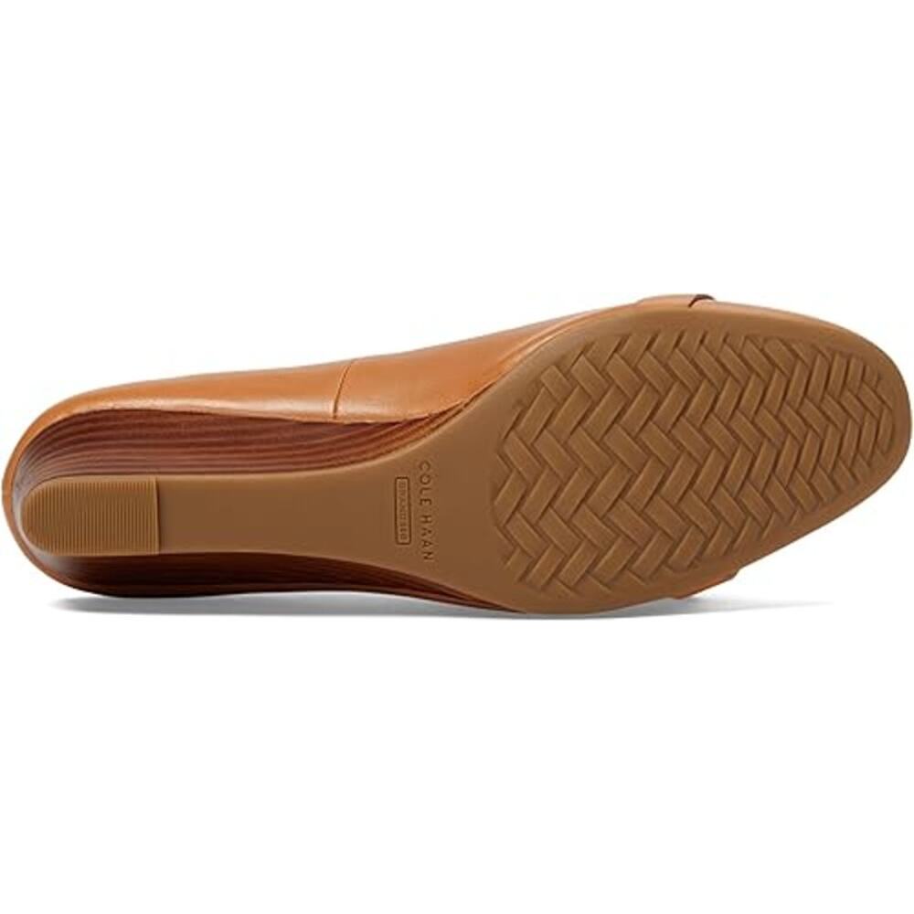 Cole Haan Tan Wedge Pumps - Picture 7 of 12